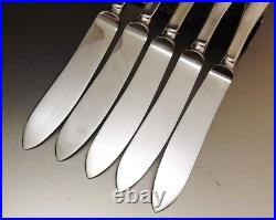 Ercuis Modele Citeaux 12 Grands Couteaux De Table En Metal Argente Vers 1970 Ercuis Modele Citeaux 12 Grands Couteaux De Table En Metal Argente Vers 1970