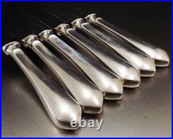 Ercuis Modele Citeaux 12 Grands Couteaux De Table En Metal Argente Vers 1970 Ercuis Modele Citeaux 12 Grands Couteaux De Table En Metal Argente Vers 1970