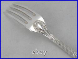 Ercuis modèle Trianon, Rubans, 12 fourchettes de table en métal argenté, 21 cm