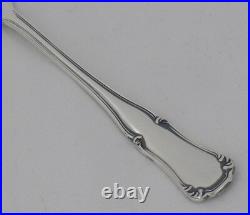 Ercuis modèle Valençay, 12 fourchettes à gâteaux en métal argenté excellent état