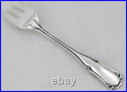 Ercuis modèle Valençay, 12 fourchettes à gâteaux en métal argenté excellent état