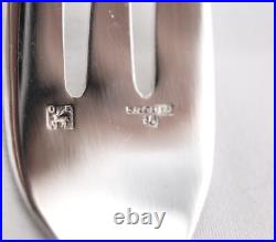 Ercuis modèle Valençay, 12 fourchettes à gâteaux en métal argenté excellent état