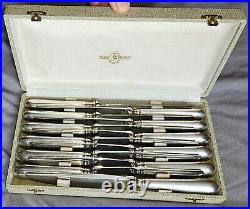 FéLIX FRèRES Coffret 12 Couteaux de table métal argenté modèle Baguette Fidelio