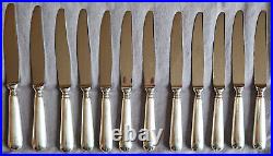 FéLIX FRèRES Coffret 12 Couteaux de table métal argenté modèle Baguette Fidelio