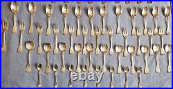 Félix Frères Partie de ménagère 115 pièces métal argenté modèle uniplat / cluny