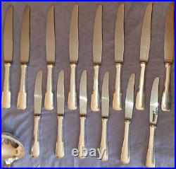 Félix Frères Partie de ménagère 115 pièces métal argenté modèle uniplat / cluny