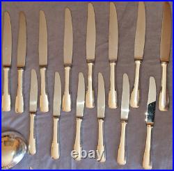Félix Frères Partie de ménagère 115 pièces métal argenté modèle uniplat / cluny
