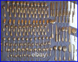 Félix Frères Partie de ménagère 115 pièces métal argenté modèle uniplat / cluny