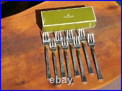 Fourchettes à dessert Christofle Modèle Concorde Argent Plaqué Silver Silber