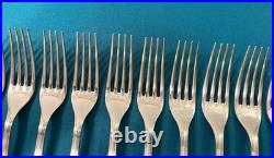 Fourchettes a entremets CHRISTOFLE modèle SPATOURS métal argenté couvert 17,5 cm