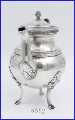 GALLIA pour CHRISTOFLE THEIERE VERSEUSE EN METAL ARGENTE MODELE MALMAISON