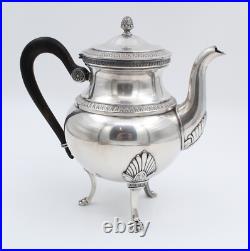 GALLIA pour CHRISTOFLE THEIERE VERSEUSE EN METAL ARGENTE MODELE MALMAISON