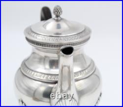 GALLIA pour CHRISTOFLE THEIERE VERSEUSE EN METAL ARGENTE MODELE MALMAISON