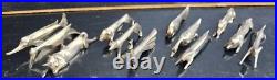Gallia 12 Porte Couteaux Animaux Metal Argente Art Deco Modele De Sandoz