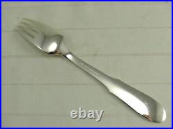 Georg Jensen modèle Mitra, métal argenté, 6 fourchettes de table, Forks. Lot 2/2