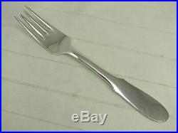Georg Jensen, modèle Mitra, métal argenté, 6 fourchettes de table, Forks lot 1/2