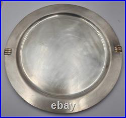 Grand Plateau de Service en Métal argenté, CARTIER-Modèle MUST TRINITY, 1990