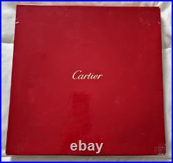 Grand Plateau de Service en Métal argenté, CARTIER-Modèle MUST TRINITY, 1990