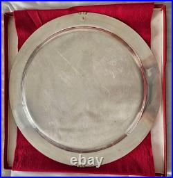 Grand Plateau de Service en Métal argenté, CARTIER-Modèle MUST TRINITY, 1990