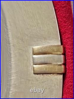 Grand Plateau de Service en Métal argenté, CARTIER-Modèle MUST TRINITY, 1990