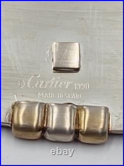 Grand Plateau de Service en Métal argenté, CARTIER-Modèle MUST TRINITY, 1990