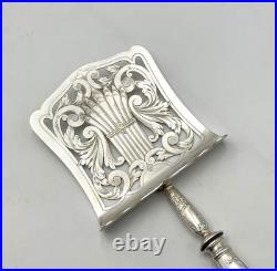 Grande pelle à asperges ERCUIS modèle IRIS métal argenté Couvert Service 28,5 cm