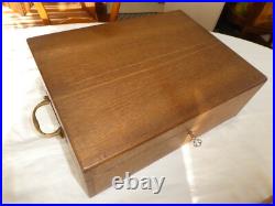 Importante Ménagère Ercuis en Métal Argenté Modèle Cambodge 106 Pièces COFFRETS