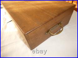 Importante Ménagère Ercuis en Métal Argenté Modèle Cambodge 106 Pièces COFFRETS