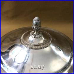 Légumier couvert CHRISTOFLE modèle MALMAISON BEAUHARNAIS métal argenté Table