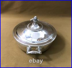 Légumier couvert CHRISTOFLE modèle MALMAISON BEAUHARNAIS métal argenté Table