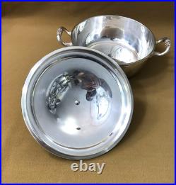 Légumier couvert CHRISTOFLE modèle MALMAISON BEAUHARNAIS métal argenté Table