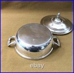 Légumier couvert CHRISTOFLE modèle MALMAISON BEAUHARNAIS métal argenté Table