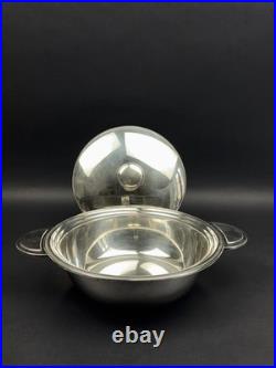 Légumier en métal argenté, modèle Malmaison Orfèvre Wiskemann Légumier en métal argenté, modèle Malmaison Orfèvre Wiskemann