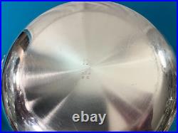 Légumier & son dormant ERCUIS modèle RUBANS CROISÉS TRIANON métal argenté