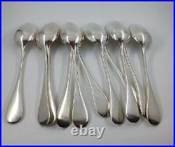 Lot 11 cuilleres de table 21 cm métal argenté Christofle modèle uniplat spoons