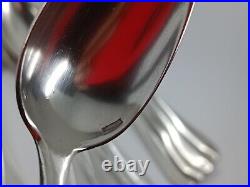 Lot 11 cuilleres de table 21 cm métal argenté Christofle modèle uniplat spoons