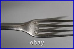 Lot de 10 fourchettes de table Christofle Modèle America Métal argenté
