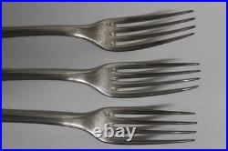 Lot de 10 fourchettes de table Christofle Modèle America Métal argenté
