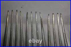 Lot de 10 fourchettes de table Christofle Modèle America Métal argenté