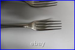 Lot de 10 fourchettes de table Christofle Modèle America Métal argenté