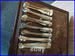 Lot de 7 Pinces à Sucre Divers modèles en Métal Argenté