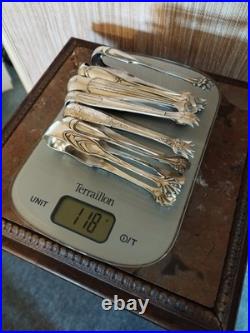 Lot de 7 Pinces à Sucre Divers modèles en Métal Argenté