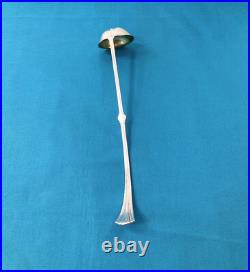 Louche à punch griottes CHRISTOFLE modèle LOTUS métal argenté 24 cm couvert
