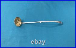 Louche à punch griottes CHRISTOFLE modèle LOTUS métal argenté 24 cm couvert