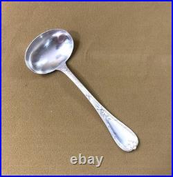 Louche à sauce CHRISTOFLE modèle RUBANS CLOCHETTES métal argenté Couvert Table