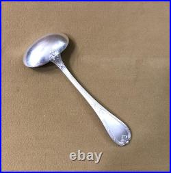 Louche à sauce CHRISTOFLE modèle RUBANS CLOCHETTES métal argenté Couvert Table
