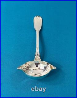 Louche a sauce gras maigre CHRISTOFLE modèle FILET CHINON métal argenté 18 cm