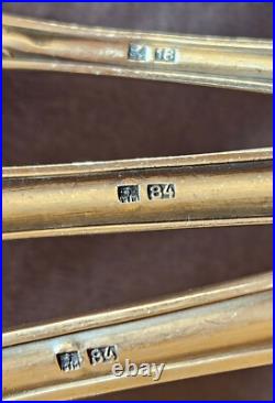 MANULOR Ménagère 61 pièces en métal argenté modèle Régence dont 24 couteaux