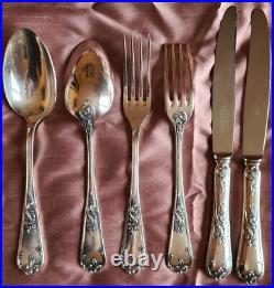 MANULOR Partie de ménagère 2 personnes 20 pièces métal argenté modèle Régence