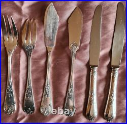 MANULOR Partie de ménagère 2 personnes 20 pièces métal argenté modèle Régence MANULOR Partie de ménagère 2 personnes 20 pièces métal argenté modèle Régence